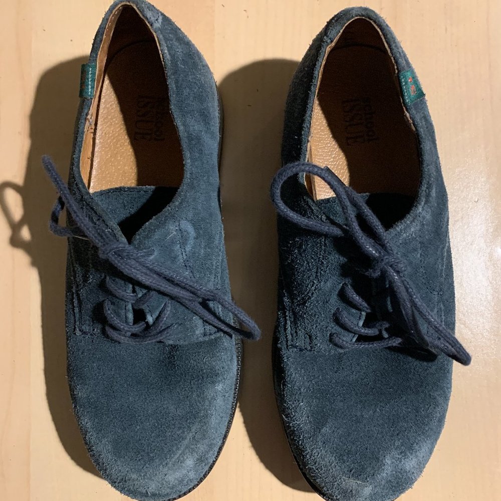 Semester Suede Oxford Shoes - Blue/Teal